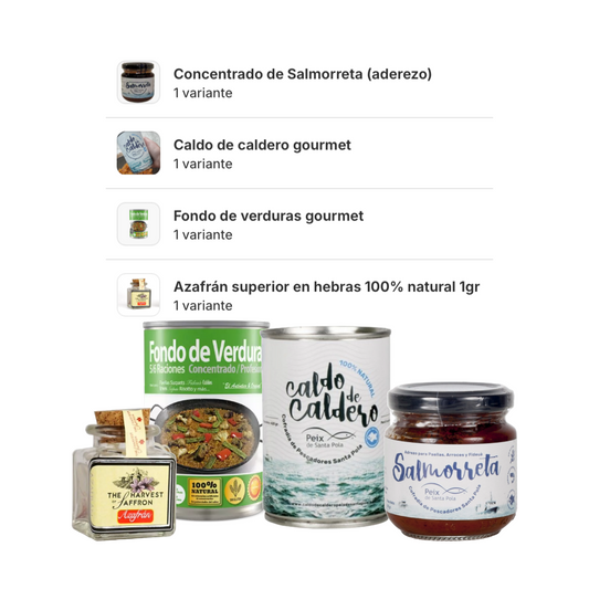 Pack degustación frutos del mar