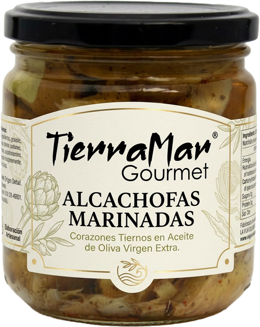 ALCACHOFAS MARINADAS EN ACEITE DE OLIVA VIRGEN EXTRA