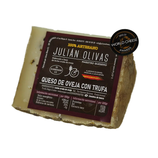 Cuña de Queso de Oveja con Trufa Negra Julián Olivas
